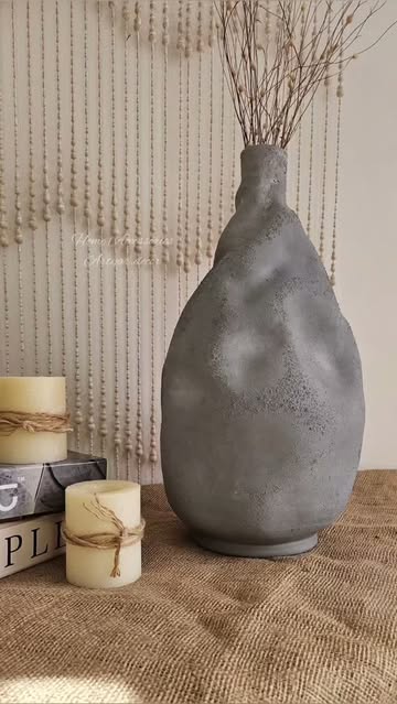 گلدان دفرمه سفالی